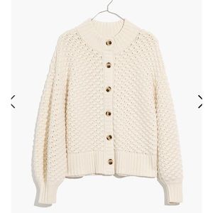 Madewell Surrey Bobble Cardigan Sweater